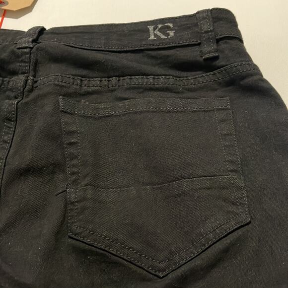 NEW Kilogram Jet Black Distressed Jean Shorts Men’s Size 34 NWT - Picture 5 of 9